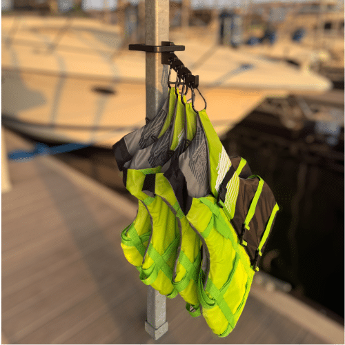 Life Saver: Collapsible Life Jacket Holder For Docks | DockBloxx